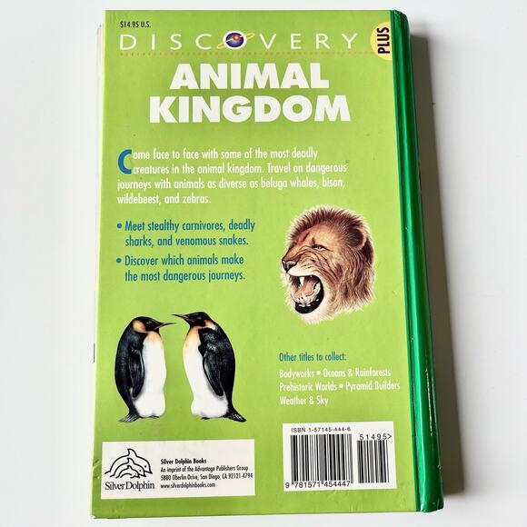 Discovery Plus: Animal Kingdom Book - By Barbara Taylor - Picture 2 of 5